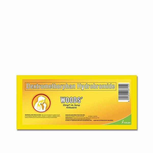 Woods' Cough Syrup Sachet 7ml 30's-Cough & Colds-Kalbe Farma-Mediclick PH