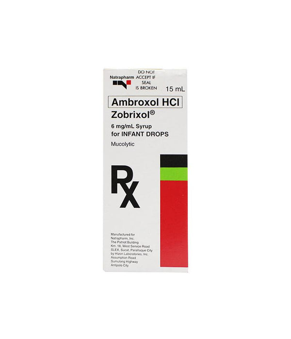 Zobrixol Drop 15ml-Cough & Colds-Natrapharm-Mediclick PH