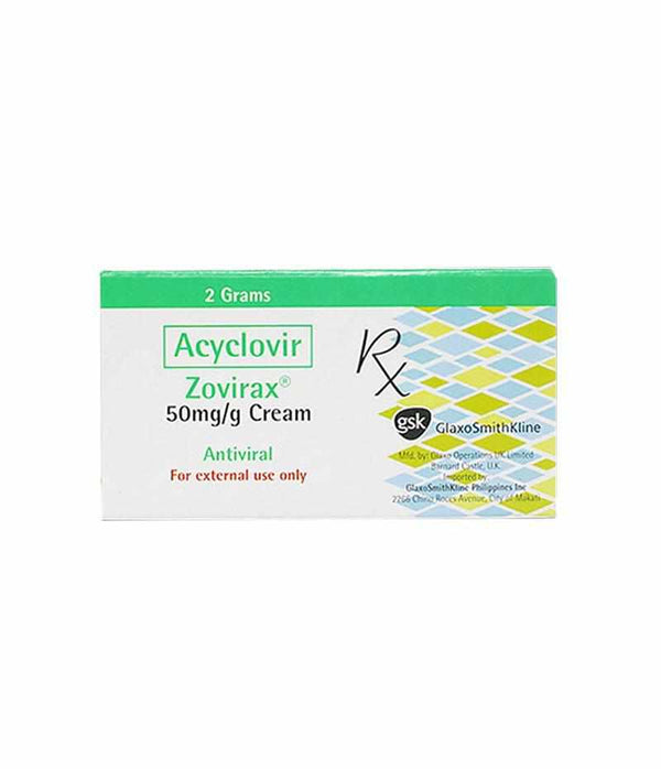 Zovirax Cream 2g-Infections Care-GlaxoSmithKline-Mediclick PH