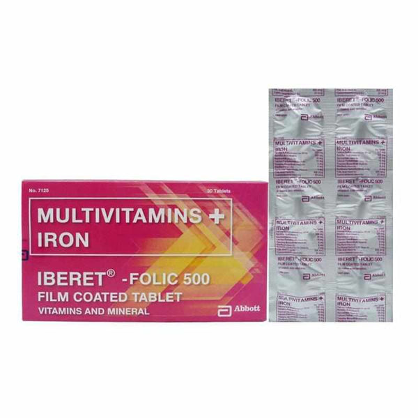 Iberet Active Tablet 500mg Foil 4's-Multivitamins/ Supplements-Abbott-Mediclick PH